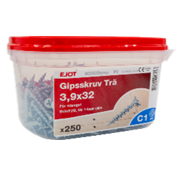 Billede af  Gipsskrue til træ SB